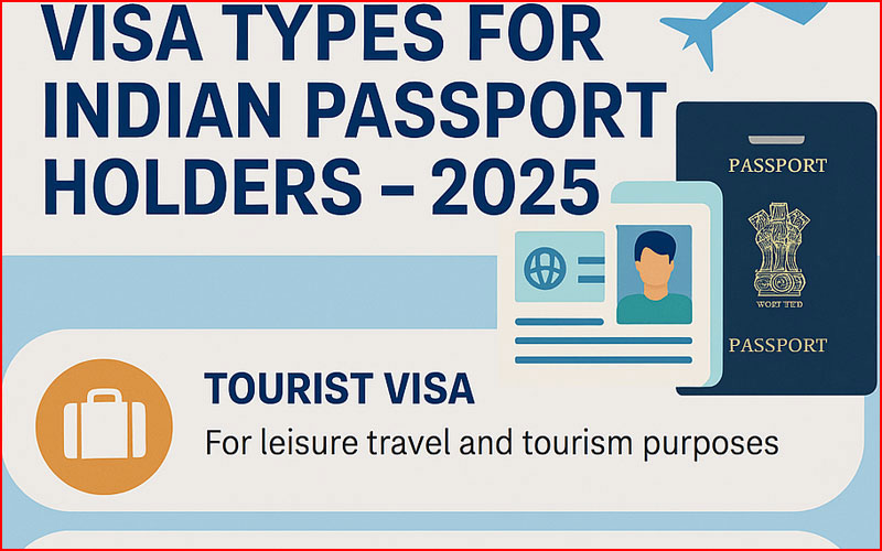 Visa Types for Indian Passport